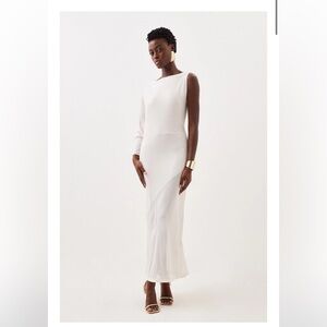 Karen Millen asymmetric one sleeve dress